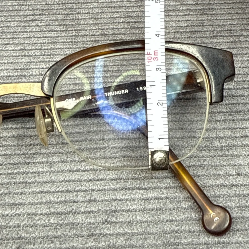 l.a.Eyeworks Thunder 159442 Tortoise Gold Eyeglasses‎ Frames Japan Handcrafted